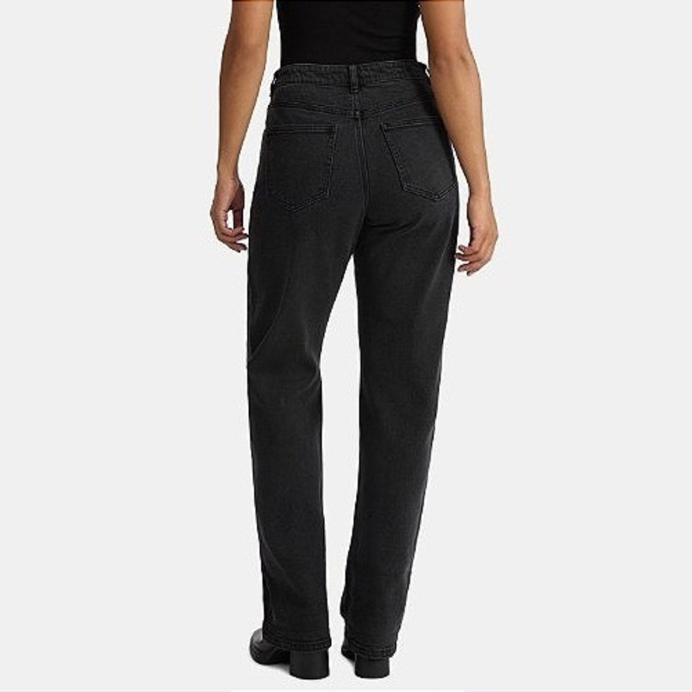 NWT Madden NYC Women's Y2K Barrel Jeans Galaxy Wash Size 2 Relaxed Mid-Rise - Picture 4 of 13